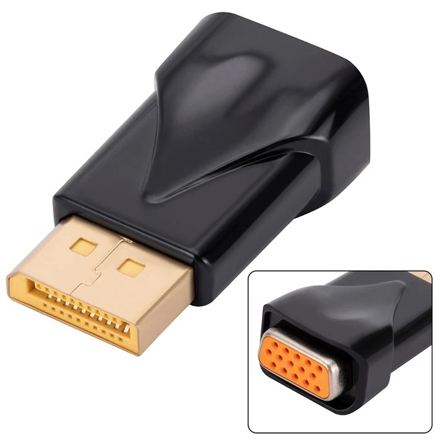 HD Adaptateur Dp Vers VGA Outils Displayport Interface 1920x1080p 4 2.2 1.3cm