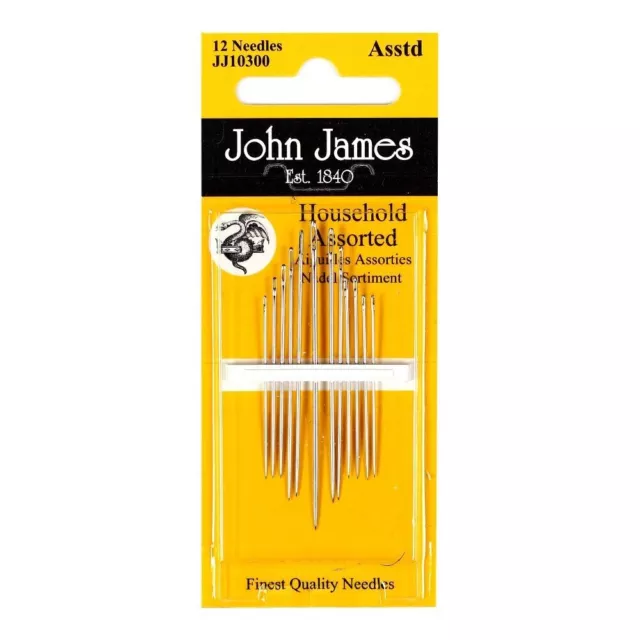 JOHN JAMES Hand Sewing Needles - Assorted