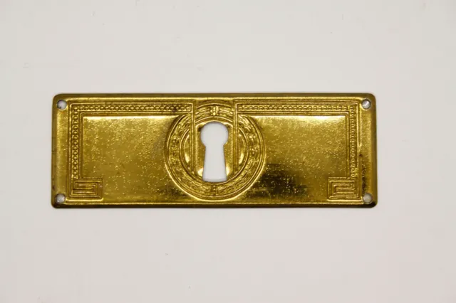 20iger Anni Artdeco Möbelschild Querschild Schlüsselschild 90x32 MM Oro