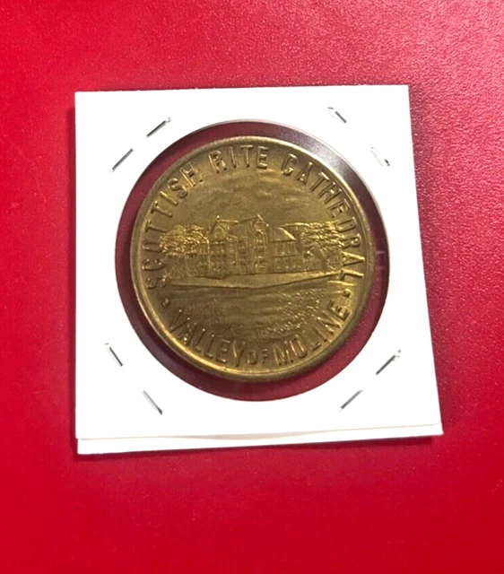1930 SCOTTISH RITE Cathedral Vally Of Moline Masonic Token £122.58 ...