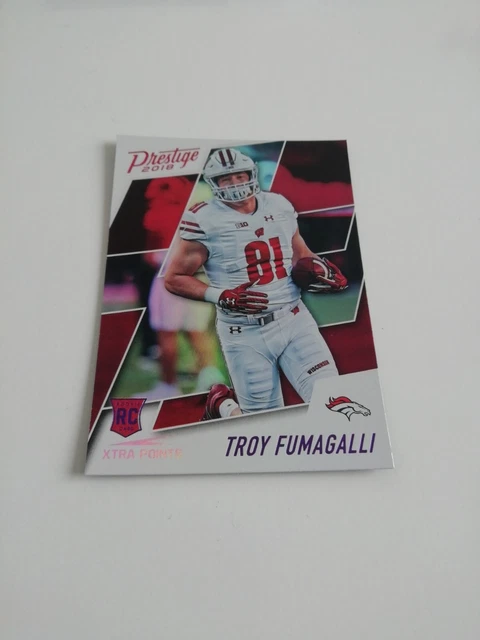Troy Fumagalli Denver Broncos 2018 Prestige Xtra Points Purple #241 Rookie...