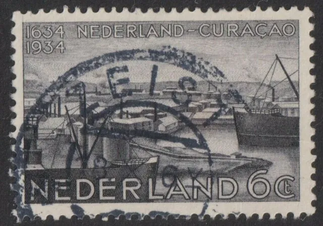 NETHERLANDS 1934 6c  Curacao Jubilee.  Good Used  ' ZEIST ' cds (p257)