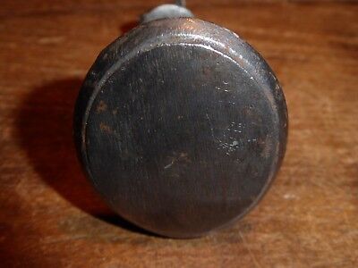 VERY RARE 18th C OLD PRIMITIVE EARLY HAND FORGED IRON DOOR KNOB PULL HANDLE 1700 3