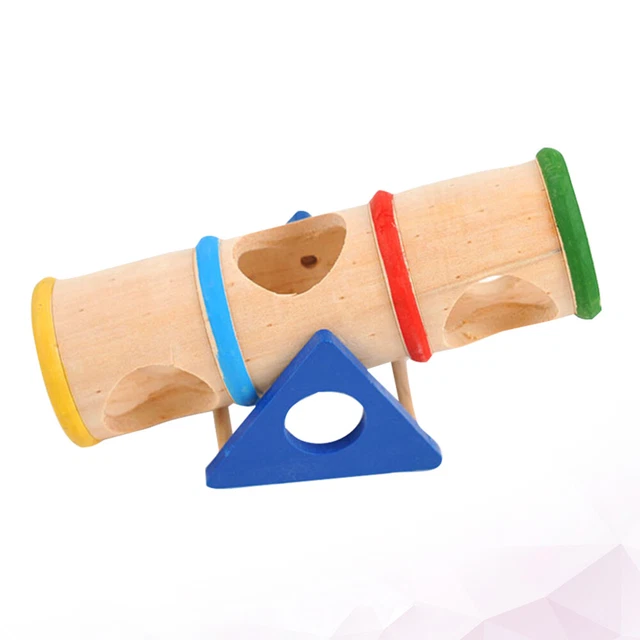 1pc Holz Tunnel Spielzeug Guinea Pig Tunnel Hamster Tunnel