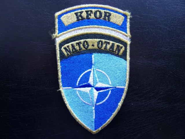 PATCH TISSÉ MILITAIRE armée française AF KFOR NATO OTAN EUR 5,00 - PicClick  FR