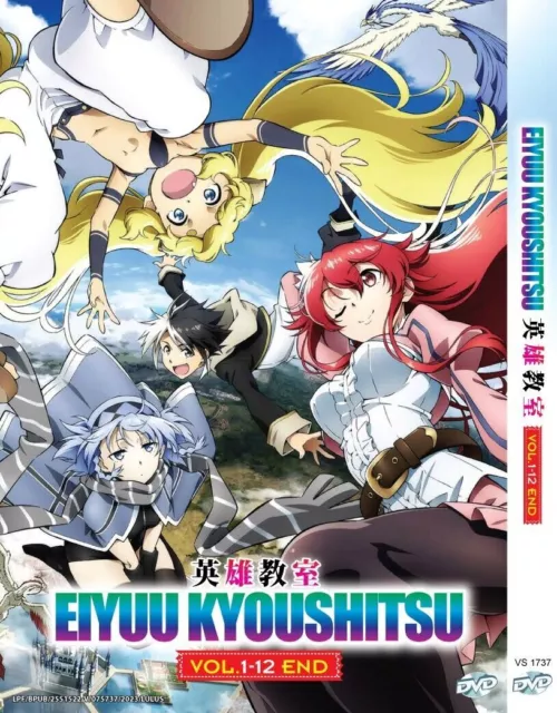EIYUU KYOUSHITSU 英雄教室 Vol.1-12 End Anime Dvd English Subtitle