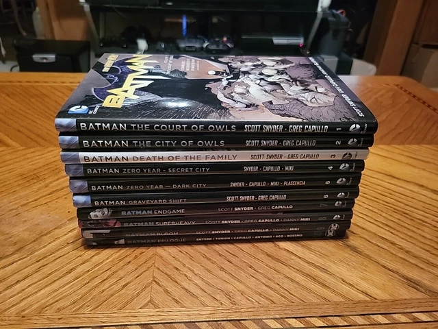 DC New 52 FULL Batman  run by Scott Snyder Hardcover - Complete Lot (Vol. #1-10)