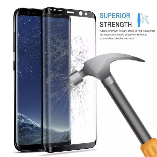 pour Samsung S8 S9 S10 S20 S22 VITRE VERRE TREMPE 3D Film Protection Intégral 3