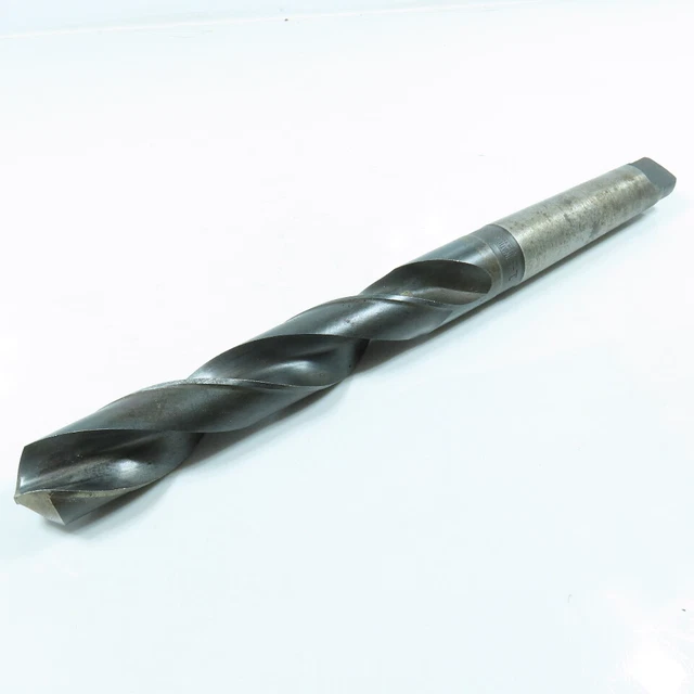National 1-1/4" Twist Drill Morse Taper Shank 2F MT4 13-7/8" OAL Made in USA