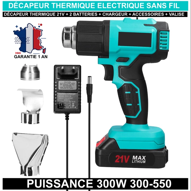 Décapeur Thermique,300W Pistolet à Air Chaud Electrique