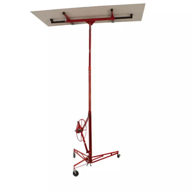 16/11FT Lifter Drywall Tool Hoist Board Caster Foldable Plasterboard Lift Crane