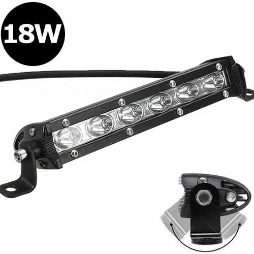 18W Led Riflettore LED Faro Lampada Supplementare Profondit&agrave; Per Auto Fuoristrada 12v 6 Led