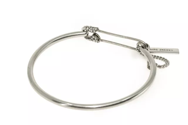 Marc By Marc Jacobs Safety Pin Silver Bracelet - One Size 2