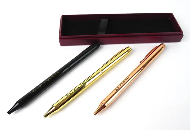 Set of Four Kawaii Black Cat Gel Pens 0.5mm – Parkside Provisions