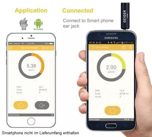 Smart Geiger Counter Dispositif De Mesure De Rayons Pour Smartphone Android Smg 3