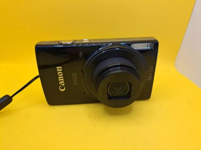 Canon IXUS 190 10X Zoom 20MP Compact Digital Camera Black Tested READ!!!