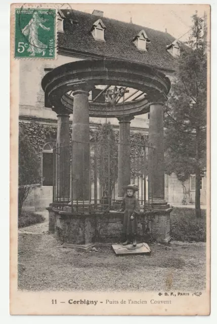CORBIGNY - Nievre - CPA 58 - the well of the old convent
