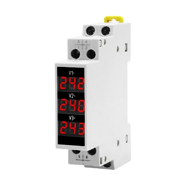 Voltage Meter Detector- AC80V-500V Volt- Tester Monitor- Mini Modular- Voltmeter