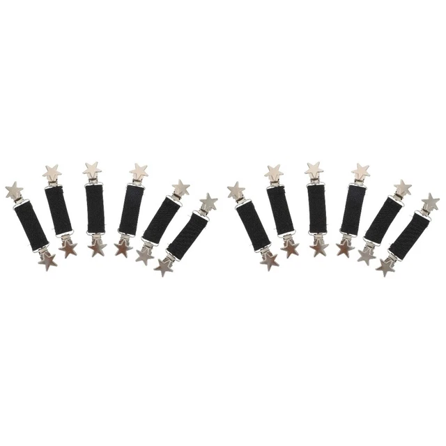 12 Pz Morsetti Elastici Clip Elastica Pugni Per Bambini Foglio