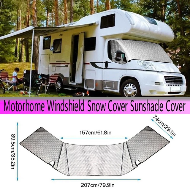 Parabrezza camper copertura parasole per classe C 1997-2022 4 strati X5E6