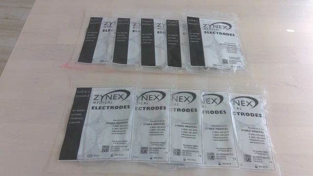 Zynex Medical TENS Electrodes 2” Inch Round, 4 Count, Pack Of 10 (40 Total)