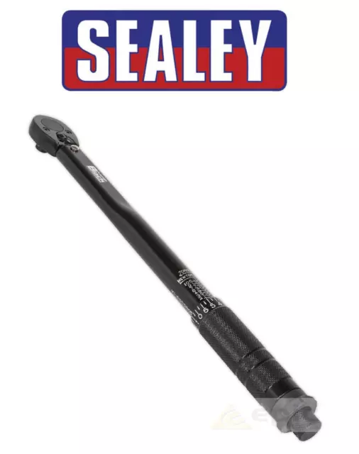 Sealey BLACK 3/8" Sq Drive Calibrated Torque Wrench 7Nm-112Nm With Case AK623B