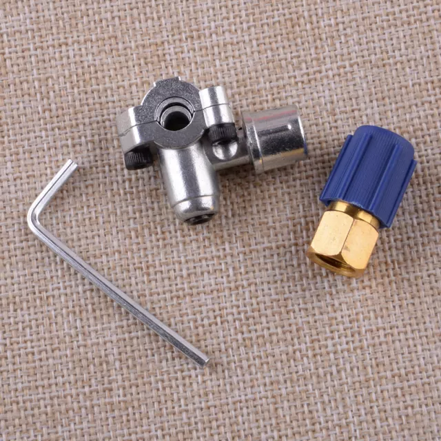 A/C Retrofit Valve Bullet Piercing Tap Valve Fit For Refrigerant R12 R22 R134A