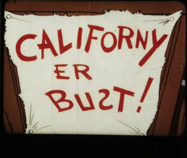 IB TECH DISNEY "GOOFY" 35mm cartoon * CALIFORNY ER BUST  * 1945 * READ LISTING