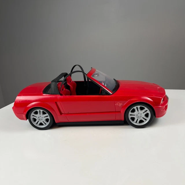 Barbie Ford Mustang GT convertible car 2003 red