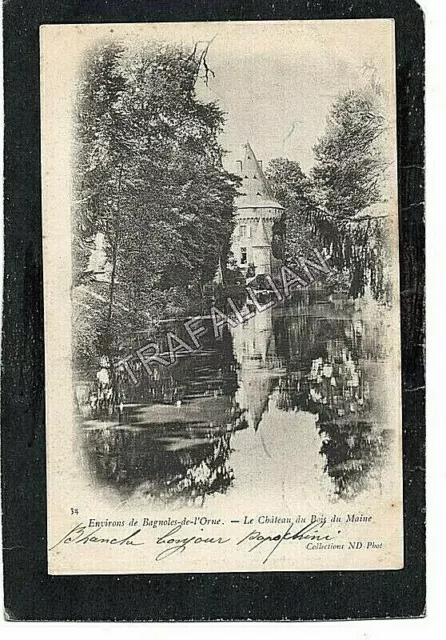 CPA FRANCE BAGNOLES-de-l'ORNE (environs) - Le Château du Bois du Maine
