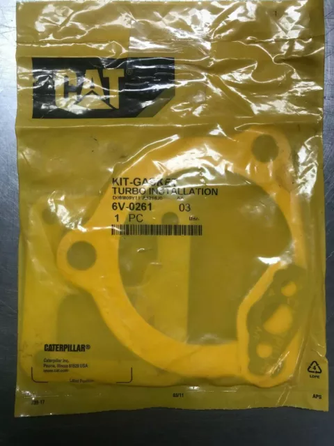 6V0261  GENUINE CAT   Turbo Install GASKET KIT   CATERPILLAR  6V-0261