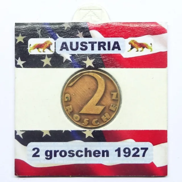 Austrian coin 2 groschen 1927 Austria