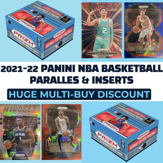 2021-22 Panini Prizm Basketball EINSÄTZE & PARALLELEN - Wählen Sie Ihre Karte