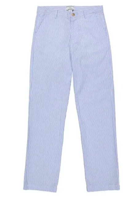 CLASSIC PREP Gavin Seersucker Stripe Pants - Blue/White - NWT Boys 10