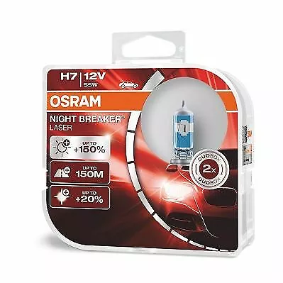 Osram H7 Night Breaker Laser Next Generation 150 64210nl-hcb Halogen Lampade