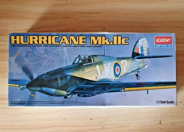 ACADEMY 2129 HAWKER HURRICANE MK.IIC 1/72 Model Aircraft Kit £5.49 ...