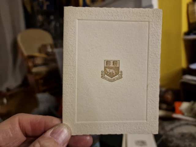 Vintage Christmas Greetings Card, London School Of Economics, Aldwych, W.c.2
