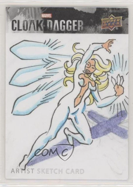 2021 Upper Deck Marvel Cloak & Dagger Sketch Cards 1/1 Al Milgrom #NNO Auto 0f1g