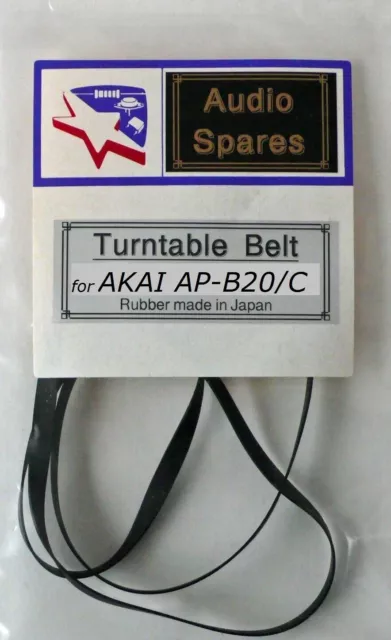 Turntable Belt for AKAI Turntable Model AP-B20C , APB20C