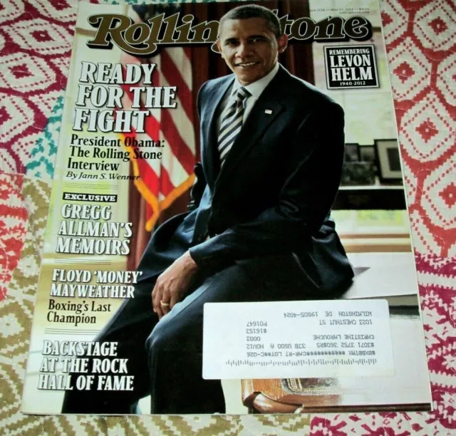 Rolling Stone May 2012 1156 Obama Greg Allman Mayweather Levon Helm