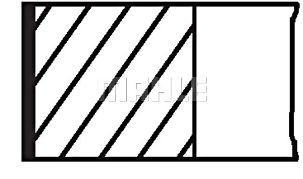 MAHLE Piston Ring Kit For PEUGEOT CITROEN TALBOT 1007 106 I 205 II 206 0640N0