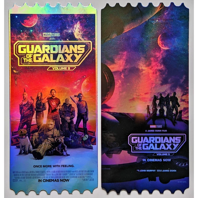 MOVIE TICKET GUARDIANS of the Galaxy Vol. 3 Marvel Limited Edition New Set of 2 EUR 44,85