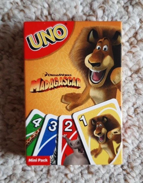 MCDONALD'S UK HAPPY Meal 2024 DreamWorks Mini Madagascar UNO Cards NEW
