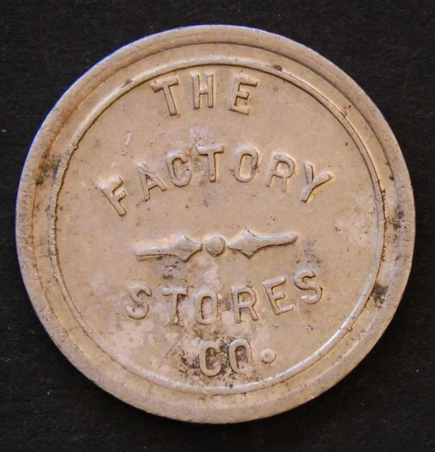 The Factory Store Co. Good for 3¢ with bottle. Token  Tray22-3