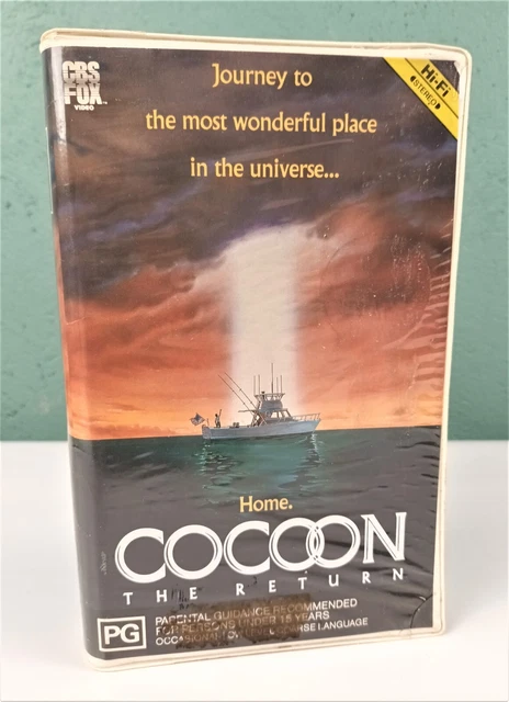 Cocoon The Return Vhs Pal Orig Big Box Clamshell Case Ex Rent 1989