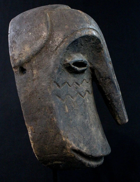 Art African - Antique Mask Wooden Hemba - Ex Congo Belgian - 23 CMS 3