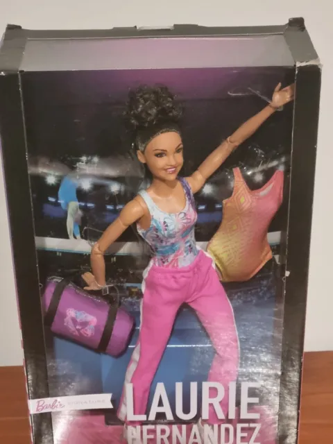Barbie Signature Laurie Hernandez Doll Mattel  2018 Collectors