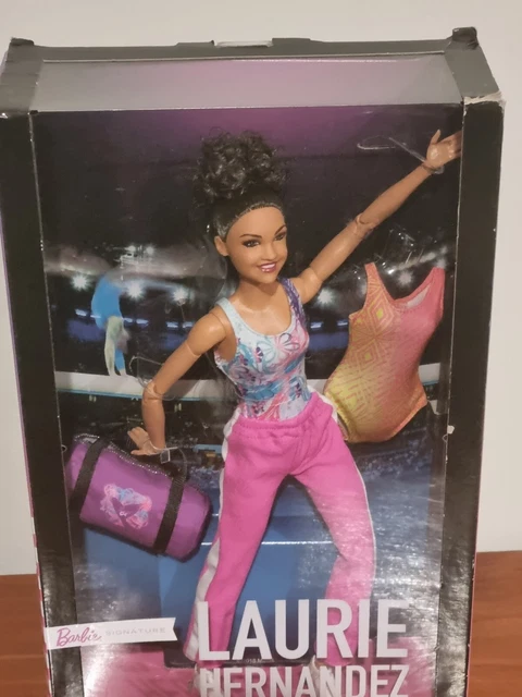 Barbie Signature Laurie Hernandez Doll Mattel  2018 Collectors