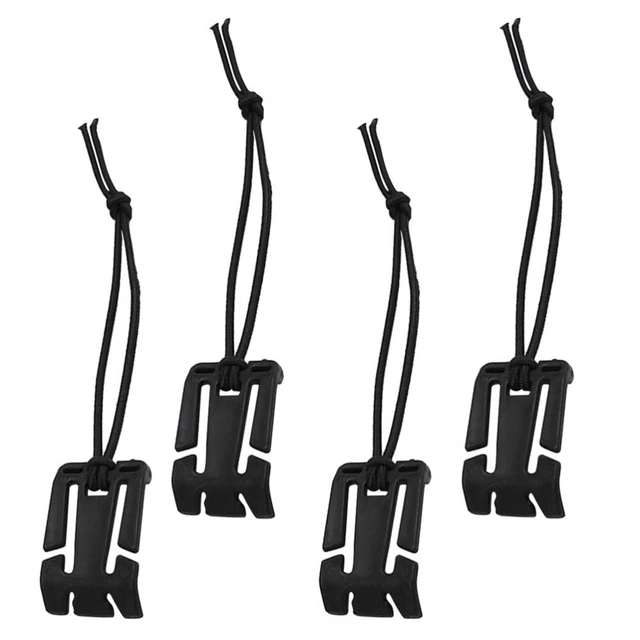 4 Pcs Buckle Elastic String Fixed Buckle Elastic Bands Webbing Buckles