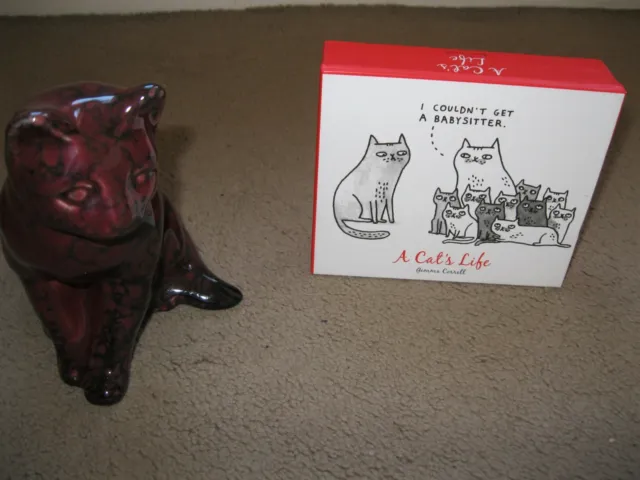 Cat Ornament & A Cats Life Box Gemma Correll Rare Cat Lovers Cat Gift Bundle